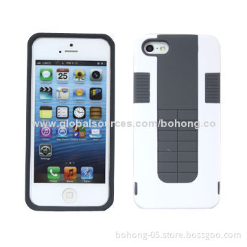 TPU + PC Cases for iPhone 5S, 500 Pieces/Color MOQ